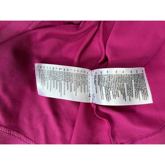 Men's Fuchsia Short Sleeve Adidas Polo Shirt 2X - Picture 6 of 7